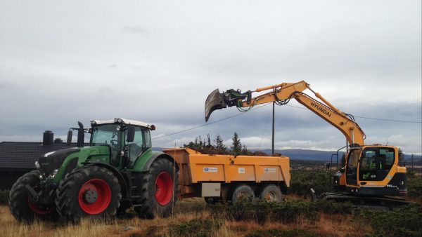 Storåsen AS står for utgraving av tomter på Sjusjøen/ringsakerfjellet