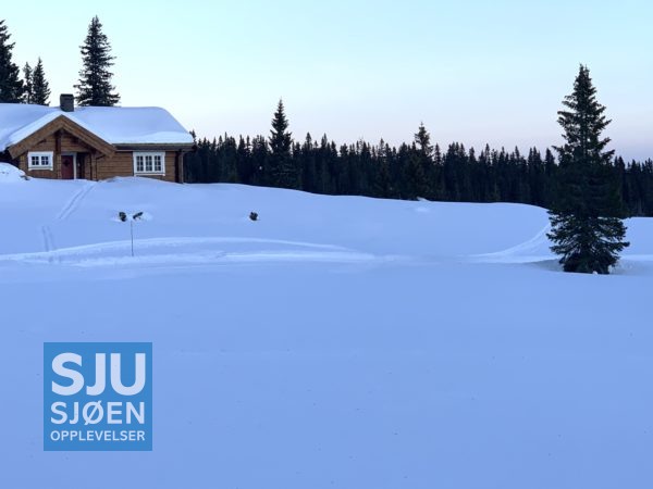 Skitur til Nøkkelåsen. Nøkkelåsen seter.